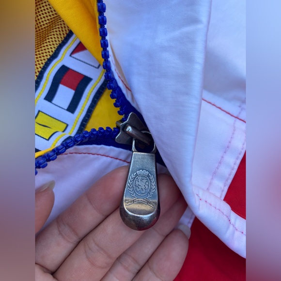 Tommy Hilfiger Men's S Red and White Sailing Gear Jacket - Picture 13 of 16